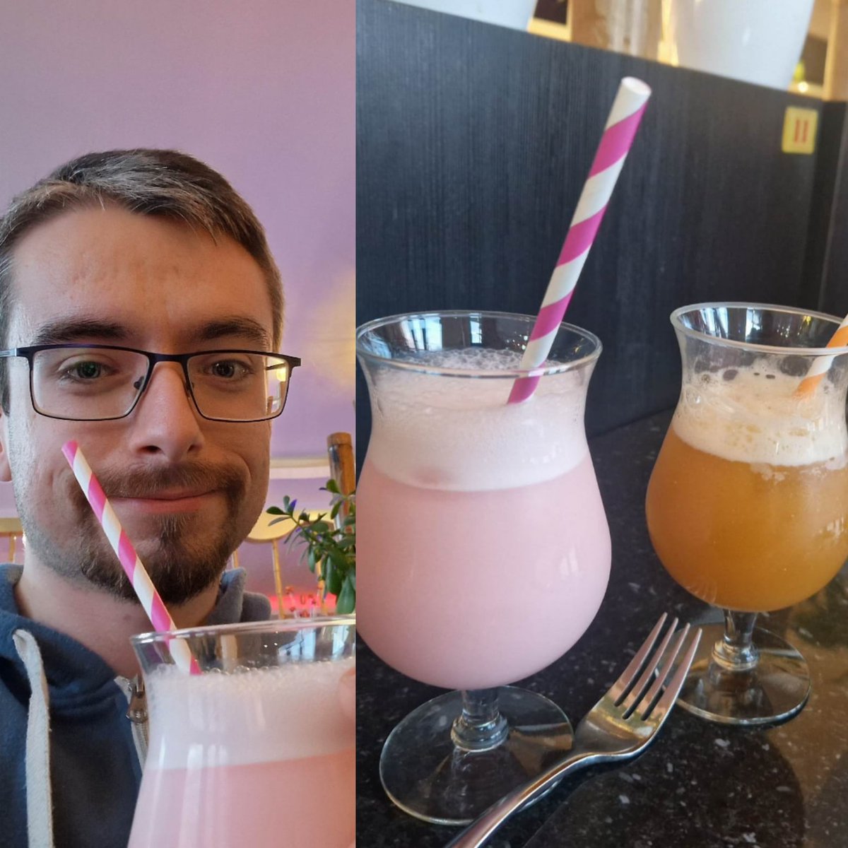 CUTTE25270127's tweet photo. Petits cocktails au resto "Le Panda" avec mon fils ♥️🍹🍴🐼
#restomerefils #LePanda #cocktails https://t.co/TPGfujNpIL