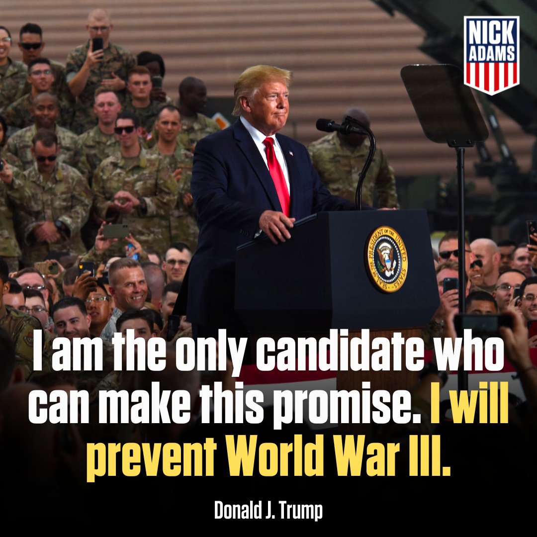NickAdamsinUSA's tweet photo. Bring back the peace president! https://t.co/ZtN5BCi1ct