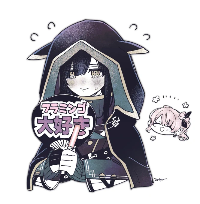 #トワツガイ_FA フクロウちゃんらくがき 