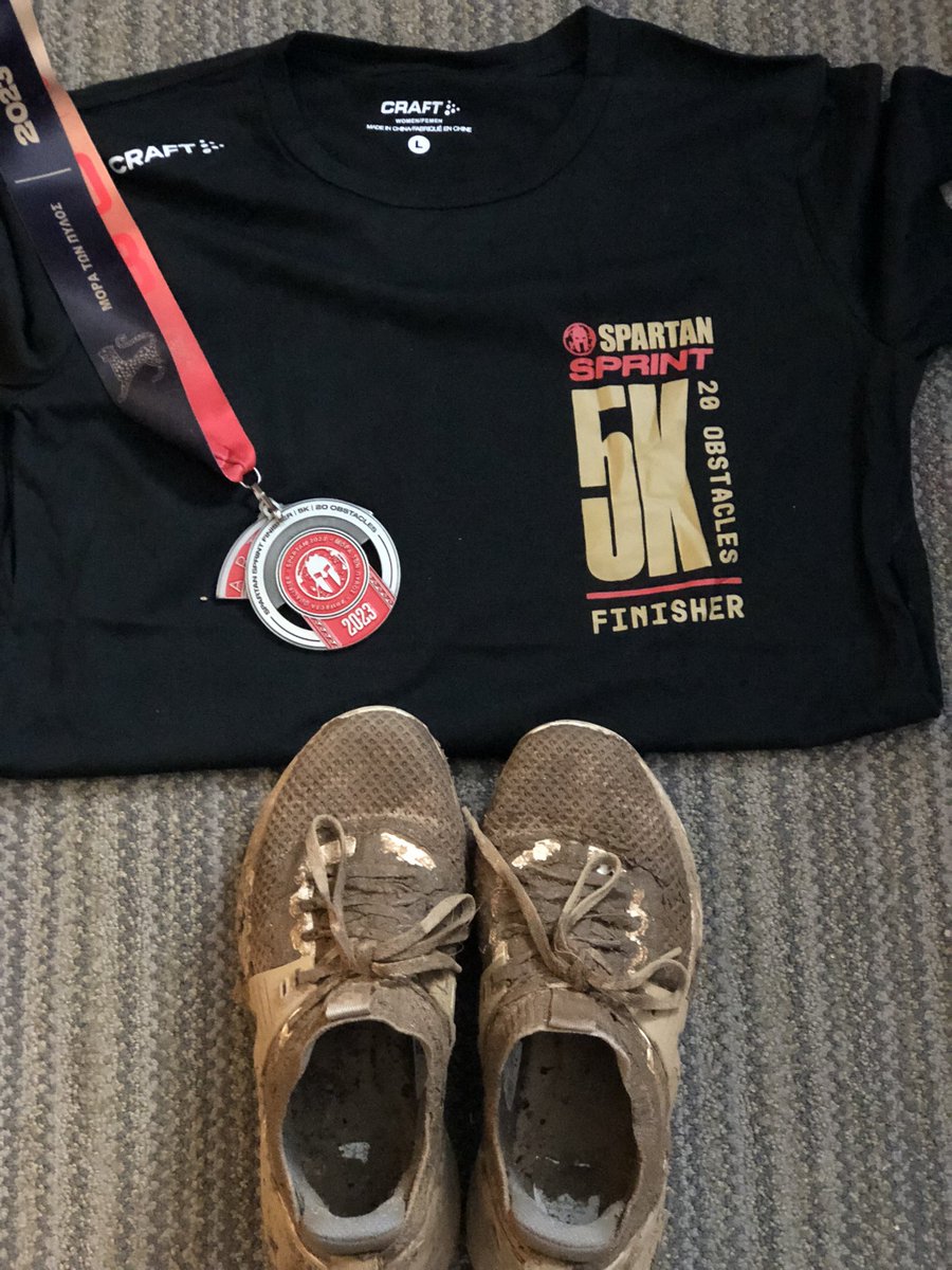 Hoosiergrl211's tweet photo. Atlanta was no joke.  Getting back up to do it all again tomorrow! #thisis40 #getdirty #dotoughshit @SpartanRace https://t.co/uoSg09QCRw
