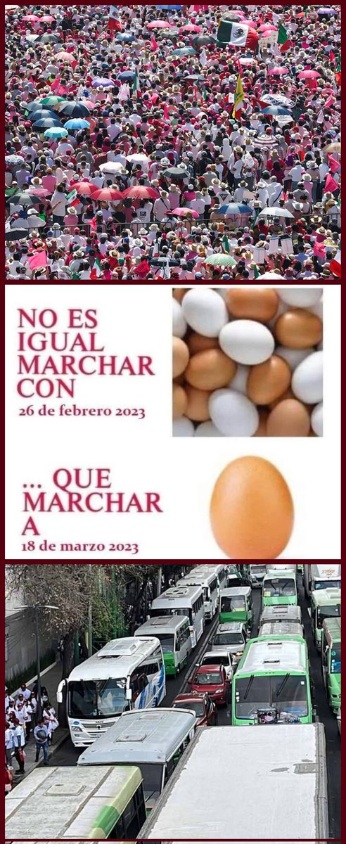 Hay diferencia!
#MarchaDelArdor #AcarreoDelBienestar 
#