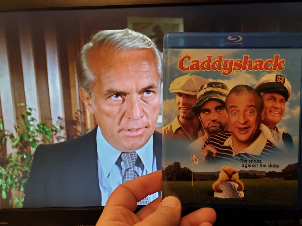 Birthday movie watching, nothing finer...
CADDYSHACK 1980
Harold Ramis

#NowWatching #80sMovies #80sThrowback #80sRewind #80scomedy #80sClassics #80sCinema #caddyshack #tedknight #golf #comedy #comedymovies #giggles #funny #funnymovie