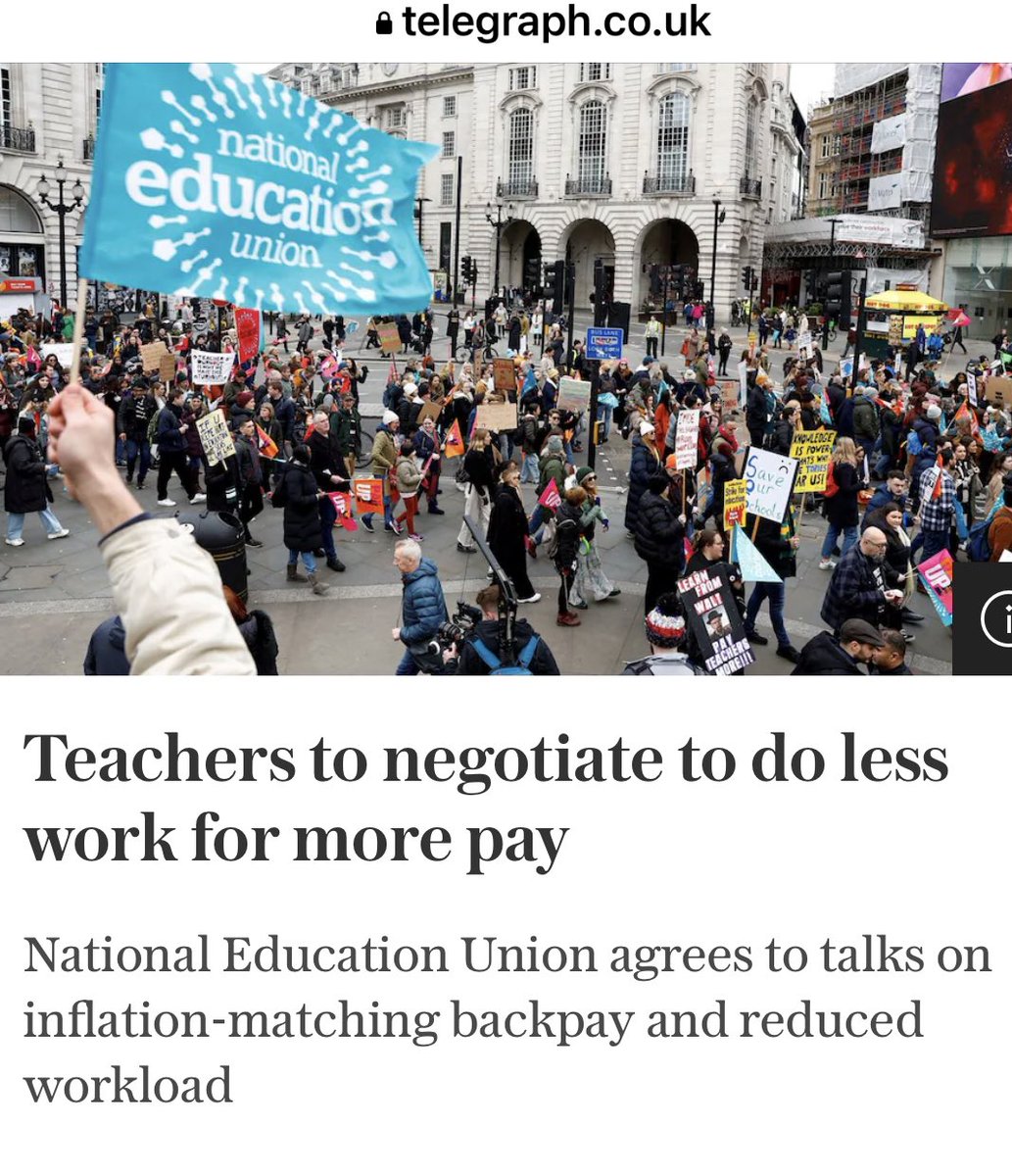 ruthfarrow's tweet photo. Appalling headline - shame on you #telegraph teachers are overworked and many are leaving the profession - get it right #gilliankeegan save our schools! https://t.co/jAEhrDb53B