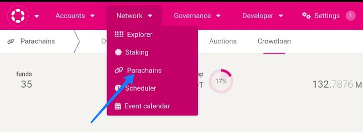Johnnytheman227's tweet photo. 18/ Polkadot.js users, easily contribute to InvArch parachain (#3340) by clicking "Parachains" > "Crowdloan" tab > "Contribute". Select account, enter DOT amount, and  approve the transaction after clicking "contribute" https://t.co/VLpHleFOuQ