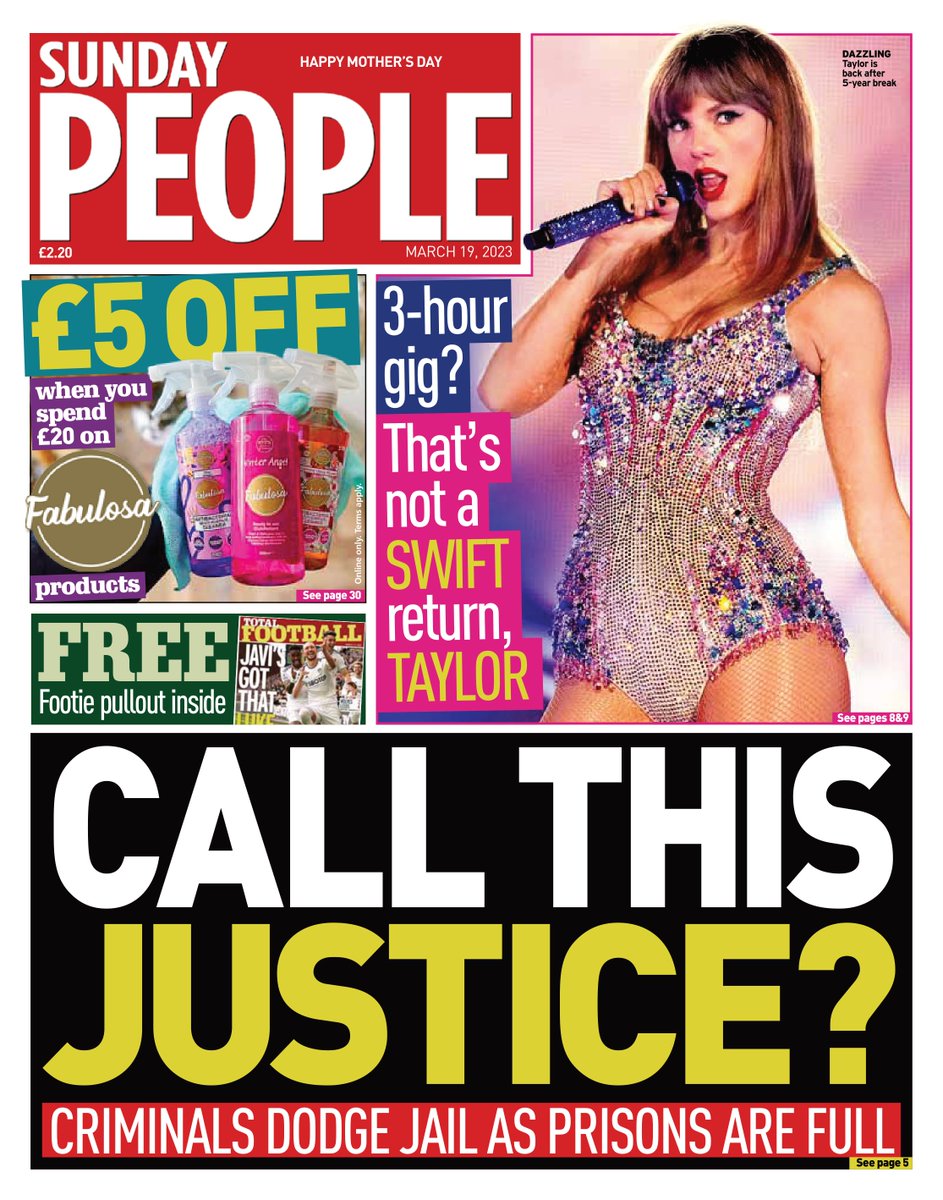 thesundaypeople's tweet photo. Sunday's front page:  Call this justice? #TomorrowsPapersToday  https://t.co/qsvVId9WbA https://t.co/rkaZCz3hxu