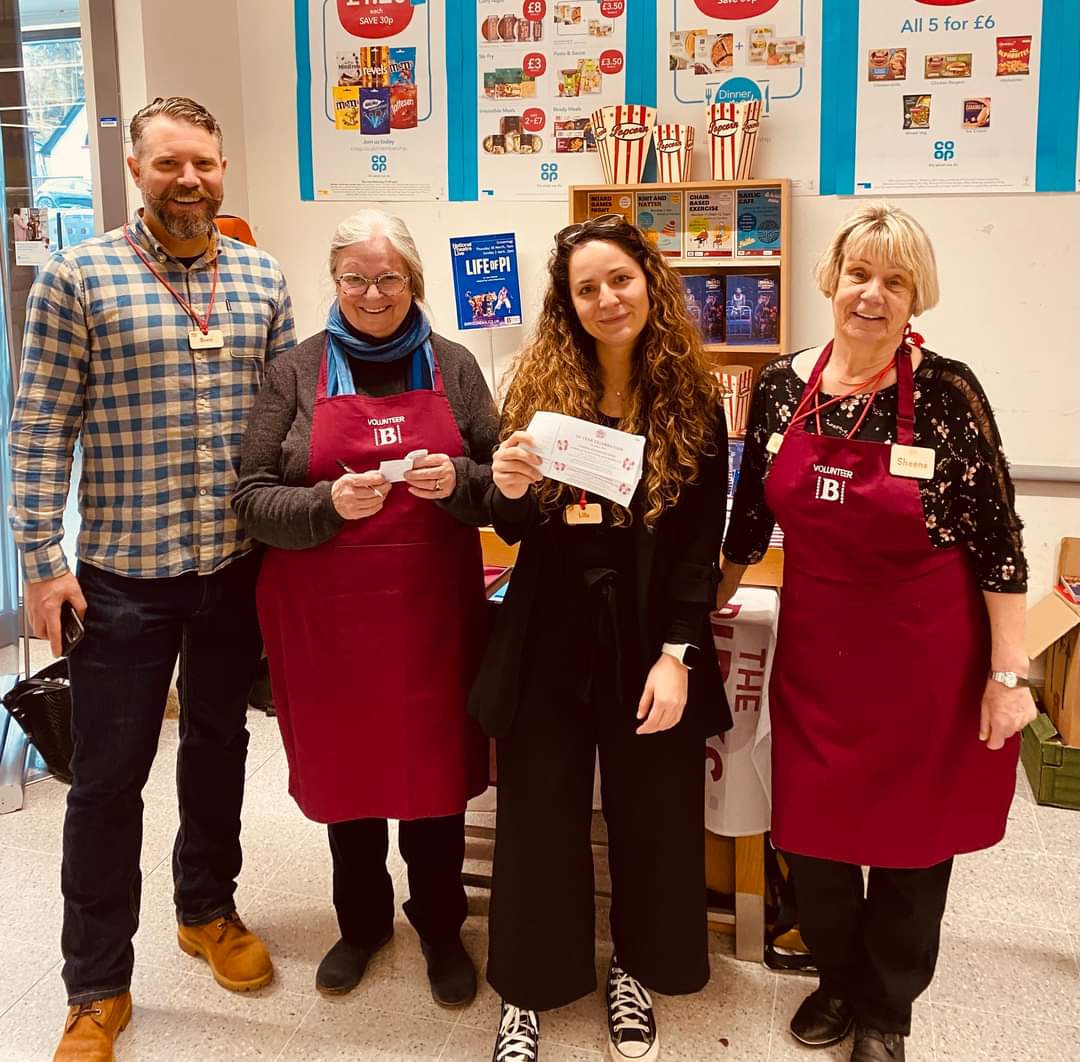 stuartbrain74's tweet image. Really happy to welcome @BirksCinema in store today. They are one of this year's three #localcommunityfund causes in #Aberfeldy.
Find out more and choose your favourite 👇 membership.coop.co.uk/causes?_ga=2.2…

@CindyMo34072747 @soundmartin55 @maria_dryburgh 
@Tom_MPM