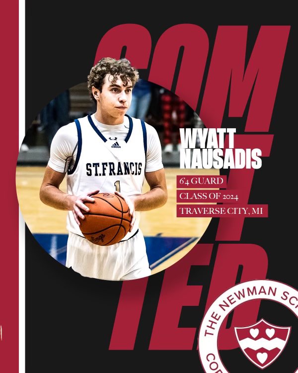 Wyatt Nausadis (@w_nausadis7) on Twitter photo After much consideration with family and coaches I would like to announce I will be doing a postgraduate year at The Newman School. I will be joining the class of 2024 and look forward to this new journey. <a href="/JJohnson_49/">Jackson Johnson</a> <a href="/Newman_Hoops/">Newman School Basketball</a> After much consideration with family and coaches I would like to announce I will be doing a postgraduate year at The Newman School. I will be joining the class of 2024 and look forward to this new journey. <a href="/JJohnson_49/">Jackson Johnson</a> <a href="/Newman_Hoops/">Newman School Basketball</a>