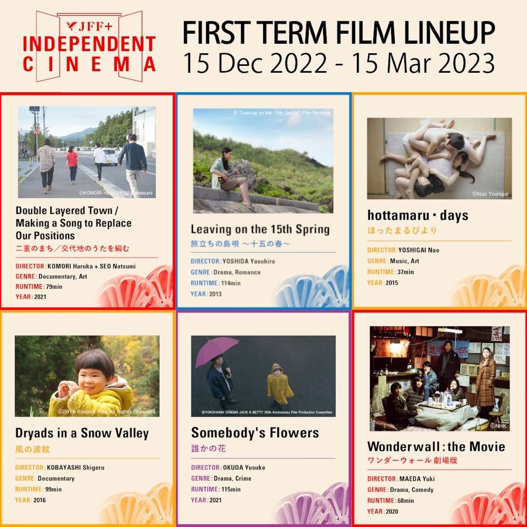 YKhan96's tweet image. Thank you so much 🤗 @jffplus @JFF_India @JFNewDelhi for this!

#JFF+ INDEPENDENT CINEMA features 12 Japanese independent films! 🎥 🥰

🗓️ Dec 15, 2022 - June 15, 2023.

🌏 Available in most countries outside of #Japan

#jffplus #japanesefilmfestival #japanesefilm