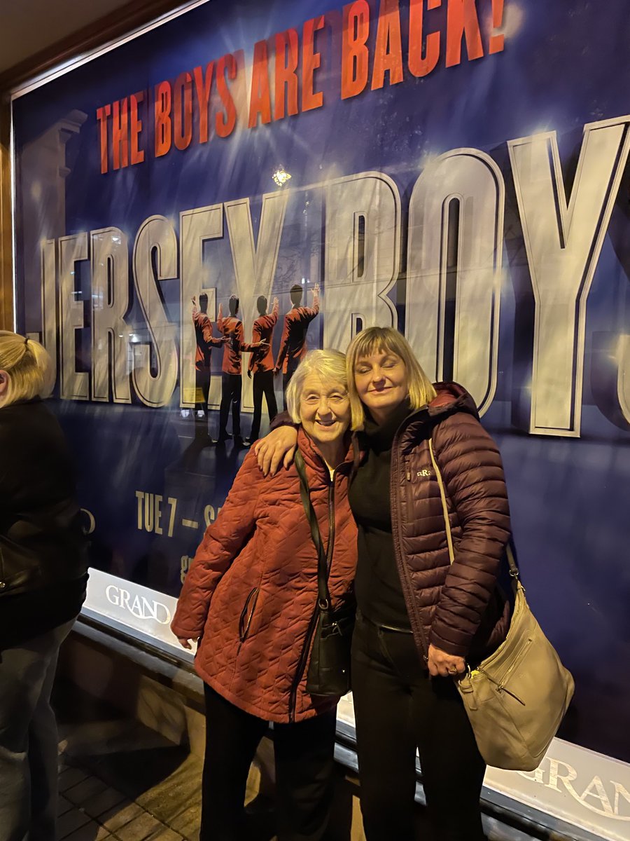 Good night out with Betty Diddl’s #thegrandtheatre #wolverhampton #jerseyboys