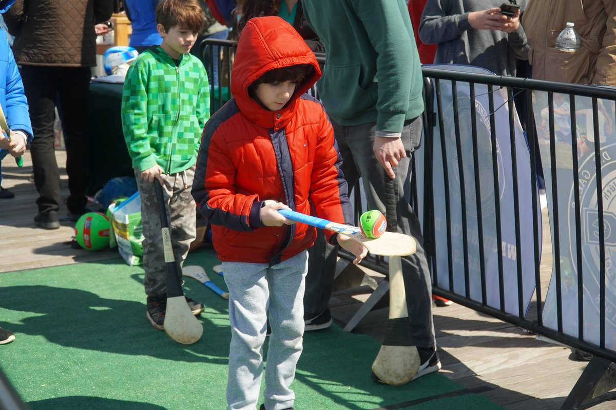 Out spreading the good word of Gaelic games today at Ireland on @thewharfdc! Great time for all, thanks for stopping by our booth!