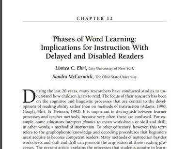 liv2learn's tweet photo. 1 of my favorite Chs. from Dr. Ehri &amp; Mc Cormick. The depth of knowledge &amp; specific instr. implications for each of the phases of WR make it essential. I created a note-taking guide &amp; an annotated version for coaches, etc… to support facilitation. Here: https://t.co/2DNVMH7RDC https://t.co/uehgwT83gH