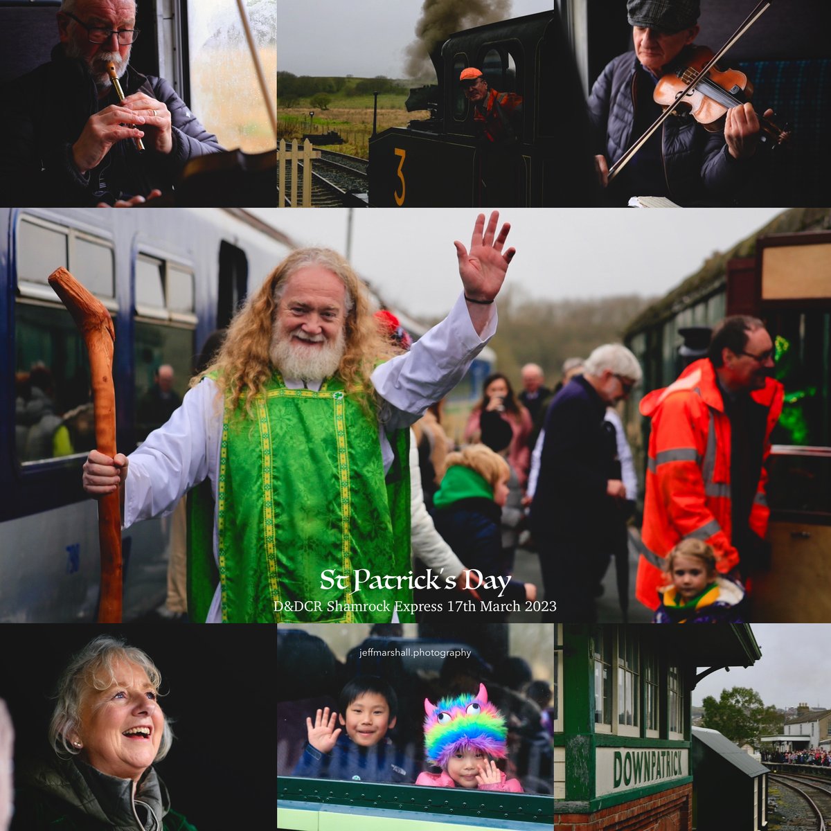 All aboard the Shamrock Express at Downpatrick & County Down Railway.
@downrail #shamrockexpress #stpatricksday #downpatrick #ireland