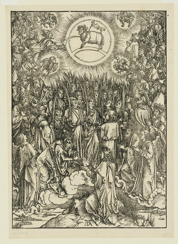artistdurer's tweet photo. Albrecht Dürer, The Adoration of the Lamb, 1498 (1511 edition) #printsanddrawings #artsmia https://t.co/weM8k90dNl https://t.co/WW4EzJsEIx