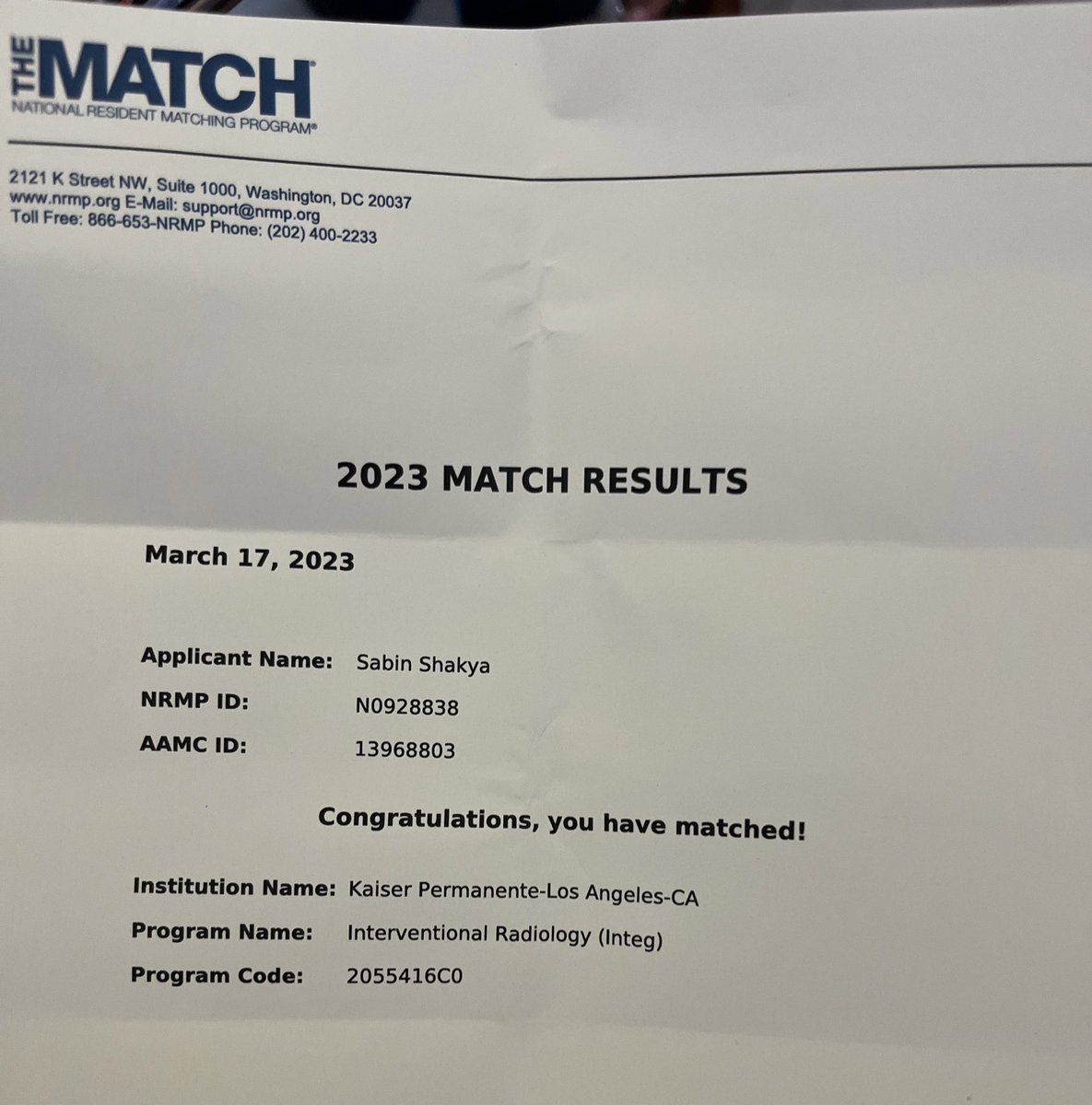 Happy and extremely grateful to have matched at Kaiser Permanente in Los Angeles for Interventional Radiology!!! I cannot wait to learn with influential mentors and join this amazing field! #VISLA #IRad #TwittIR #Match2023 

<a href="/SIRspecialists/">Society of Interventional Radiology</a> <a href="/SIRRFS/">SIR RFS</a> <a href="/VISLAMDSCAIP/">GVATAKEN</a>