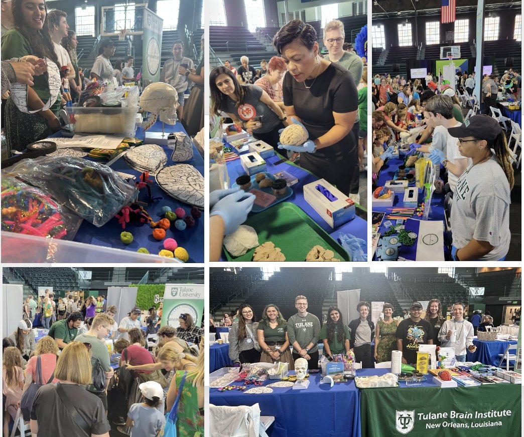 The <a href="/TulaneBrain/">Tulane Brain Institute</a> representing at the <a href="/Tulane/">Tulane University</a> #NOLABookFest. It was a wildly successful event for our amazing trainees and every single person we got to teach that day, including the <a href="/mayorcantrell/">Mayor LaToya Cantrell</a>! #neuroscience #scicomm #BooksAndBrains