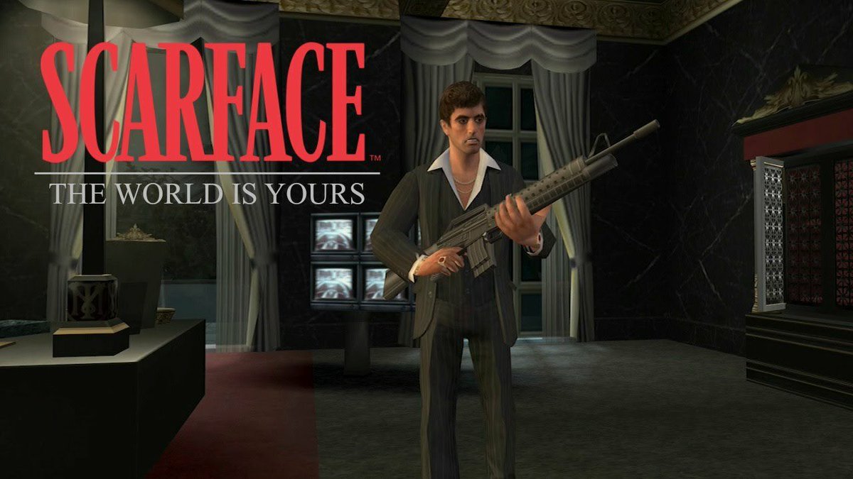 ShitpostGate's tweet image. I want a Scarface The World Is Yours Remake.
I miss that game.