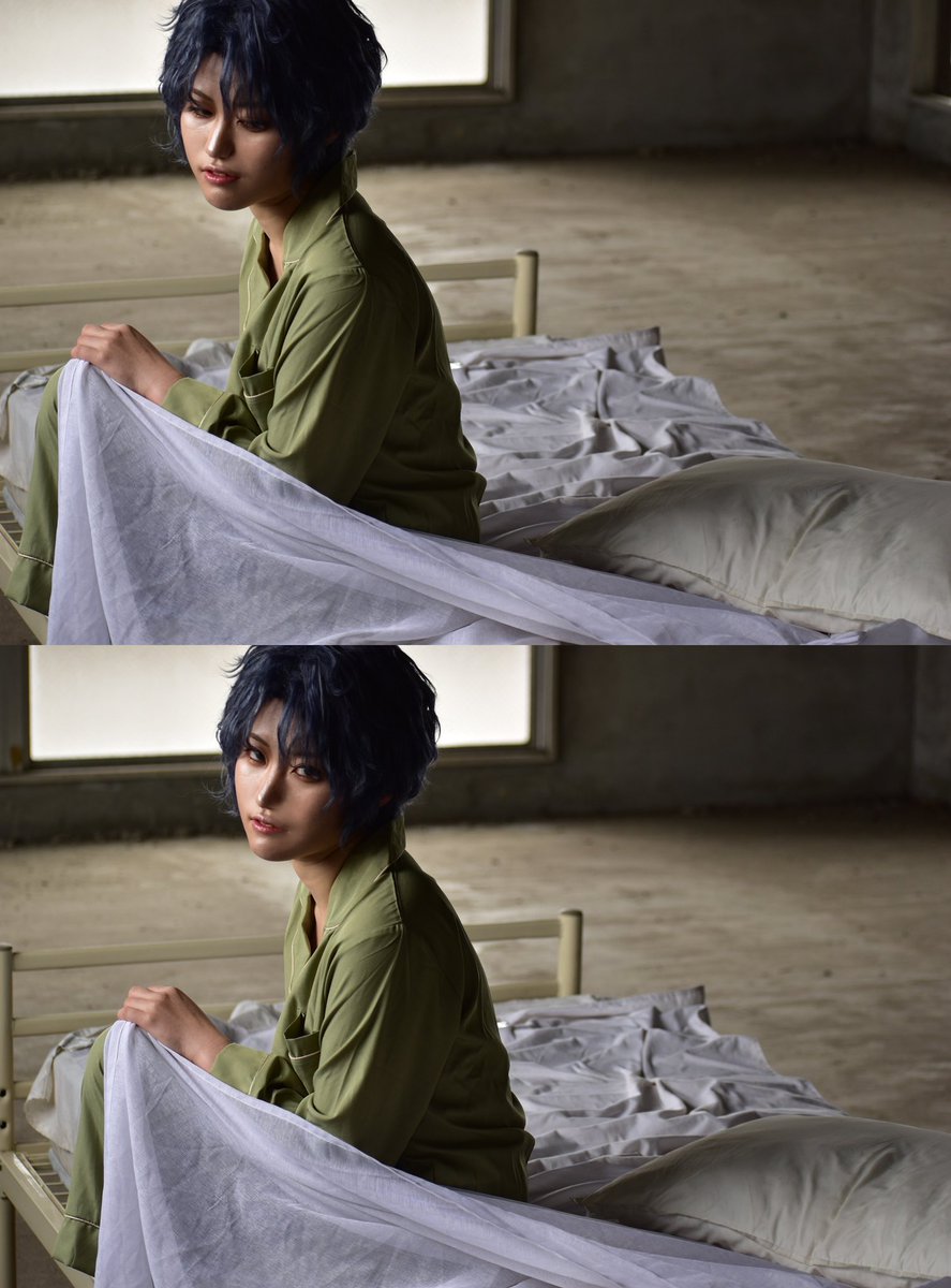 cosmonaka's tweet photo. ⚠︎︎コスプレ / テニスの王子様
患者衣捏造

･

幸村精市

･

📸 くらりすさん @abbyss20 https://t.co/j9kciP7Knr