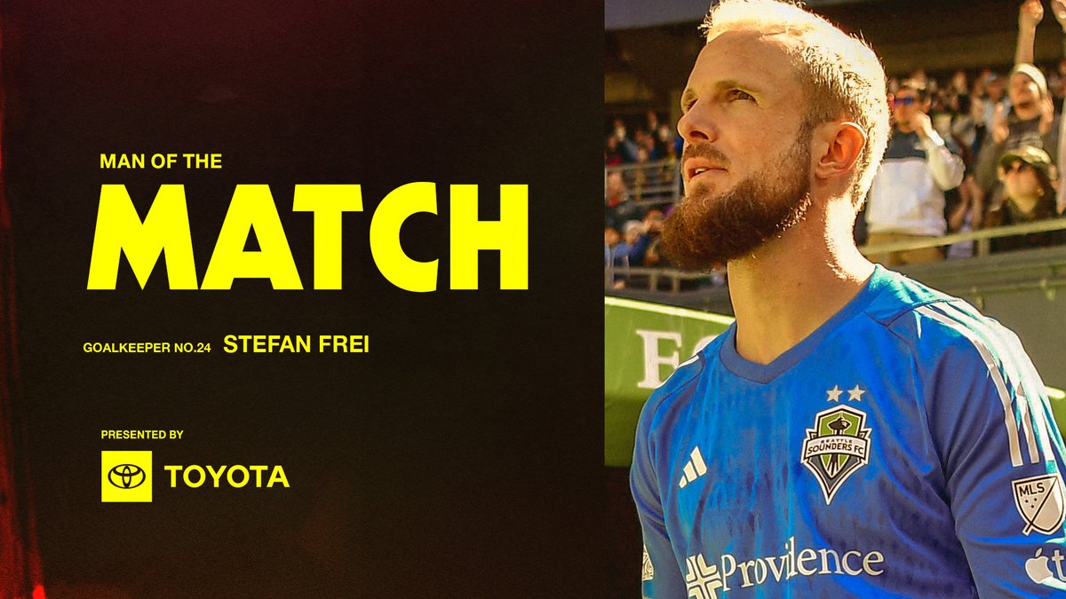 Came up clutch. 💪

@Stefan24Frei is the @Toyota Man of the Match from #SEAvLAFC.