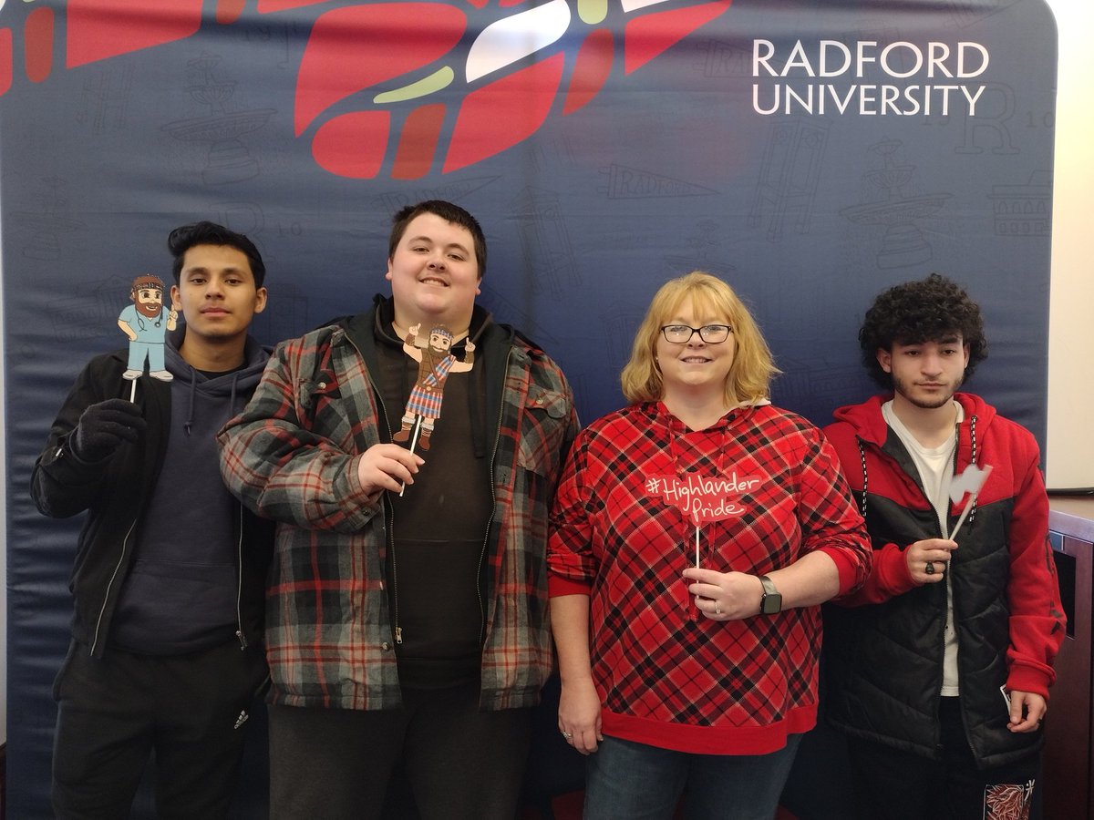 sheilathomp's tweet photo. What a great day at Radford University! I loved visiting my former college and having Ben take a tour. Ben won a scholarship today also! So proud of my son! Go Highlanders!! #readyforradford https://t.co/zXp8m6bhZr