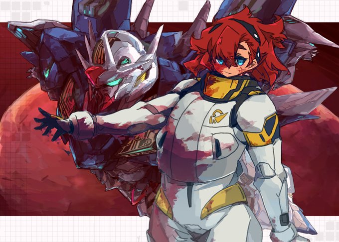 スレッタと改修型(トマト版)...本編どうなるん?? #水星の魔女 #G_Witch 