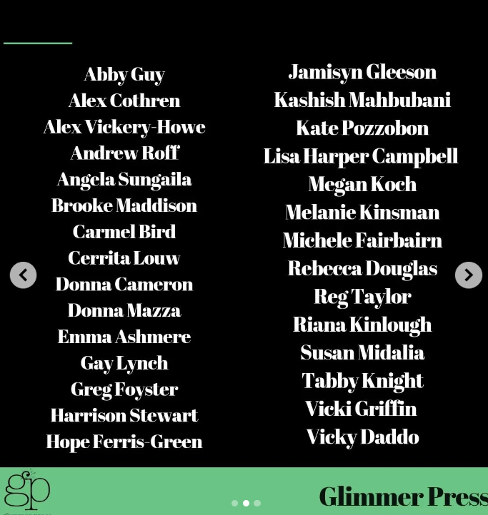 So pleased to have a story shortlisted and included in forthcoming FUTURES anthology. Thanks Glimmer Press. Congratulations everyone on the list. glimmerpress.com.au/futures-fictio…
#amwriting #auslit #climatefiction #WritingCommunity