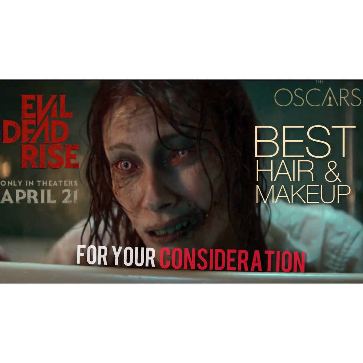 Can we start the campaign this soon?  #EvilDeadRise #oscars #ForYourConsideration