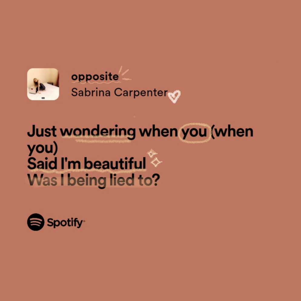 opposite by sabrina carpenter