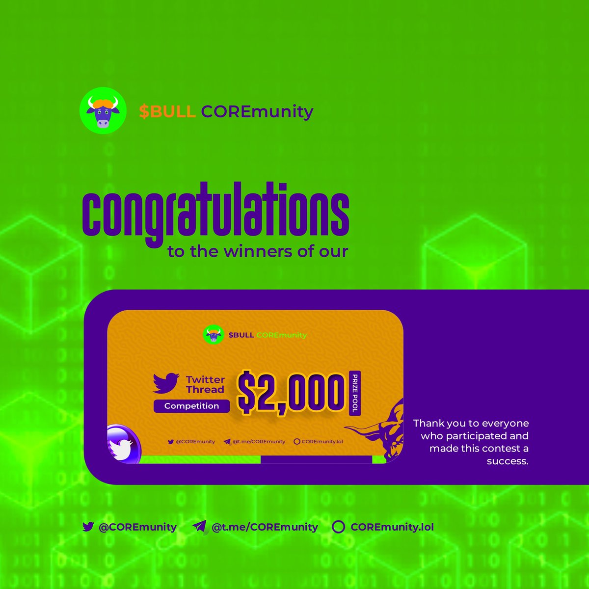 $BULL COREmunity tweet media