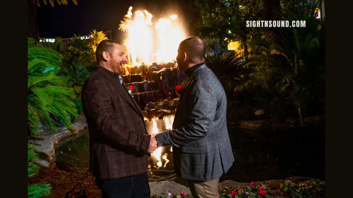 SightnSound's tweet photo. About last night at the Mirage volcano...

Congratulations newlyweds, Jason and Joel who got married at The Mirage volcano.

Did you know that the Mirage Volcano is a popular destination in Las Vegas for couples looking for a unique and memorable wedding experience?   

The volca https://t.co/LEh8sUxbXv