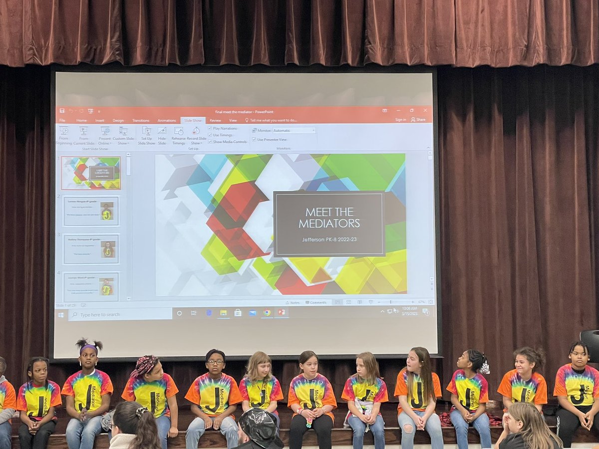 TheJ35PodWCS's tweet photo. Our 4th amd 7th-8th grade m
Mediators!!!! So proud @warrenschools @WCSJefferson https://t.co/p7dZEQCMFu