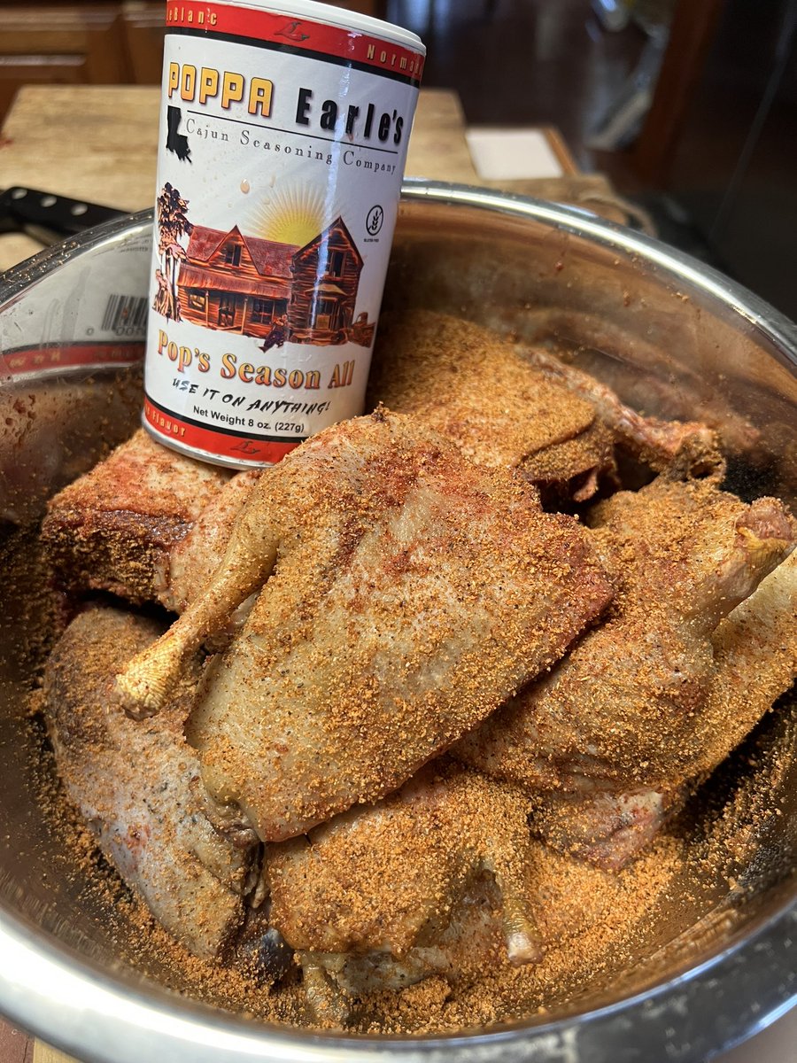 CajunAsian on Twitter "About to add the ducks… Seasoned with my