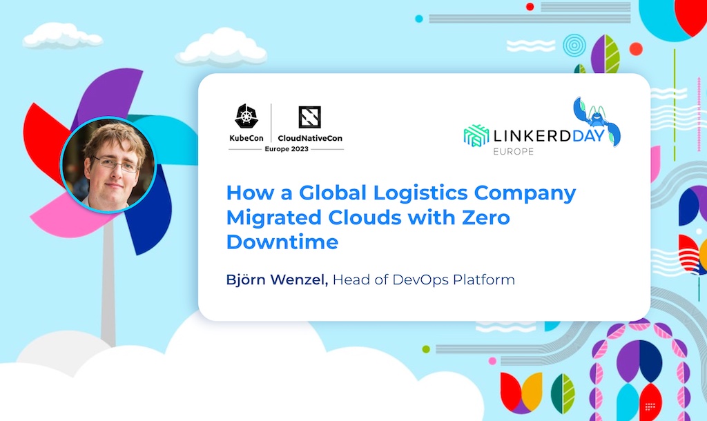 Very exited to be allowed to speak at @Linkerd Day during @KubeCon_ 2023 in Amsterdam :-).  I'll be presenting How a Global Logistics Company Migrated Clouds with Zero Downtime. sched.co/1Jo7n