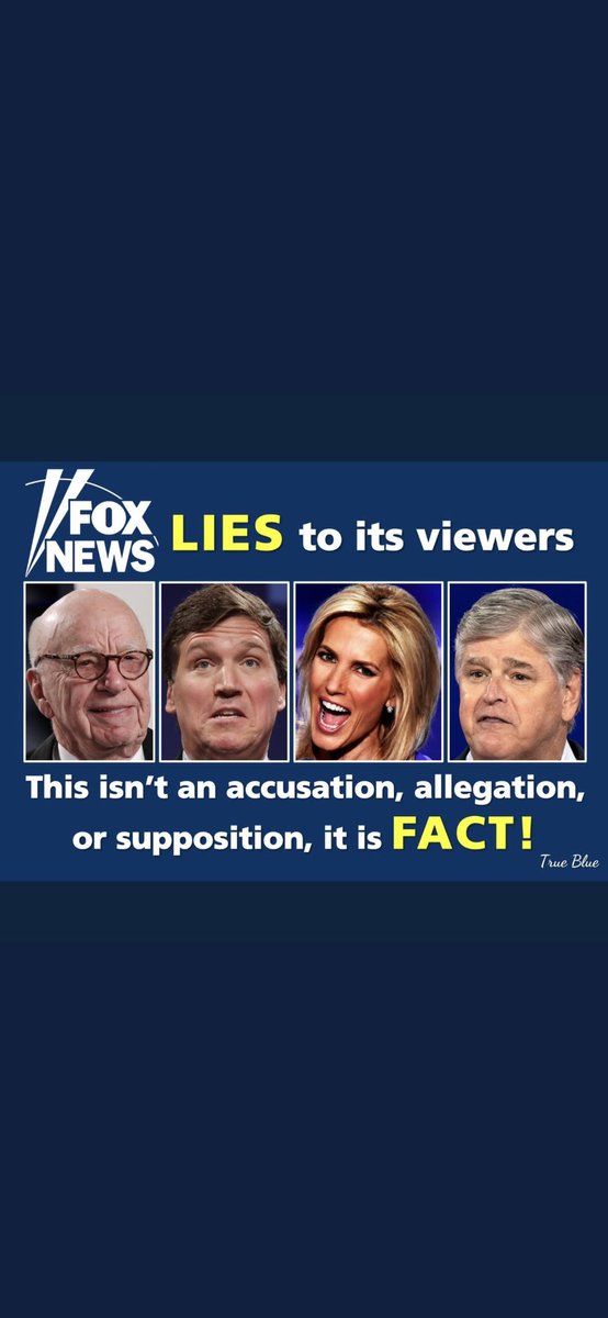 Blue4Surg63's tweet photo. @RepJamesComer @kayleighmcenany @IngrahamAngle @FoxNews Question is that the station that being sued for Kying to their Viewers for over 2 years! Yet under Oath itโs a different story, #TheTruth #TurnFoxOff #UnplugFox https://t.co/96OxP5yXBA