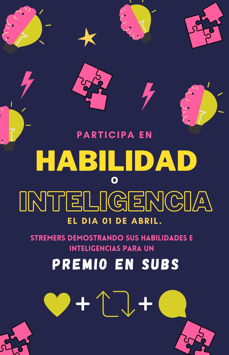 BUSCO STREAMERS PARA PARTICIPAR EN UN EVENTO CON PREMIO EN SUBS!!💵

Para participar dale ❤️ + ♻️ + COMENTA la publicación y llena este formulario🐀
forms.gle/NSZmU7vzBXcyuT…

Sígueme en Twitch y te agradezco más Twitch.tv/PauOrPau 💕