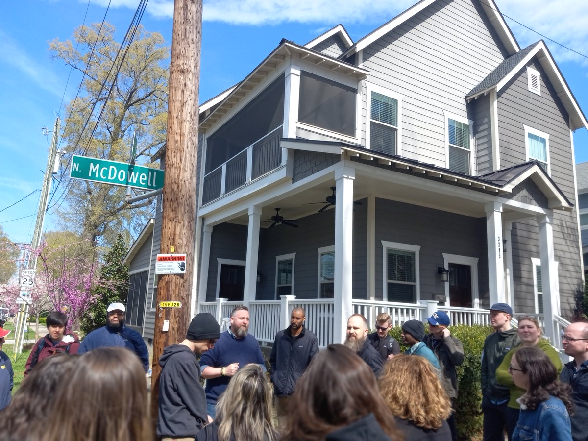 HomesoftheSouth's tweet photo. Great tour of #NoDa with @CLT_Urbanists and @CLTdevelopment today. This area is booming. #charlotte #milldistrict #villaheights #cltdevelopment https://t.co/5n1QOJaOEi