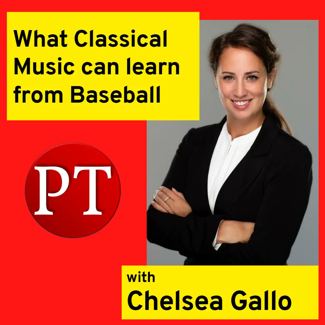 PodiumTimePod's tweet image. 🎶 We're back from our winter break with an exciting new podcast episode! In part 1 of our interview with conductor Chelsea Gallo, we discuss what classical music can learn from MLB ⚾️🎻 Don't miss it: buff.ly/42irky1 🎧🌟 Stay tuned for part 2!