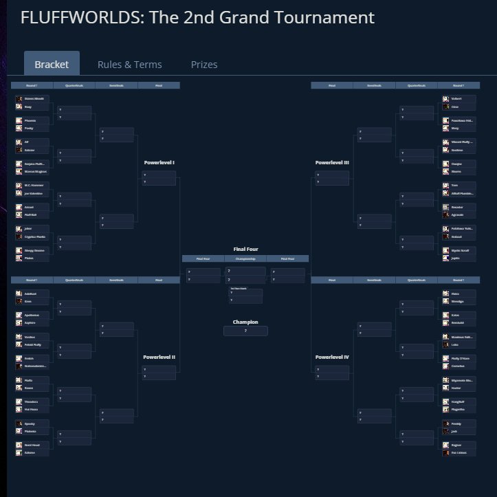 Fluffworlds's tweet photo. 🏟️The Arena opens its Gates on Monday 20.03.23
🏟️For the 2nd Grand Tournament!
💜64 Fluffys fighting to become Grand Champion
💜4 Groups divided by Powerlevel
💜64 deadly Battles
🏟️Bracket, Rules and Prizes:
https://t.co/I2UJHLZxqr
#NFTCommunity #FWGT2 #EmpireAlliance https://t.co/EmHNOrIgKm