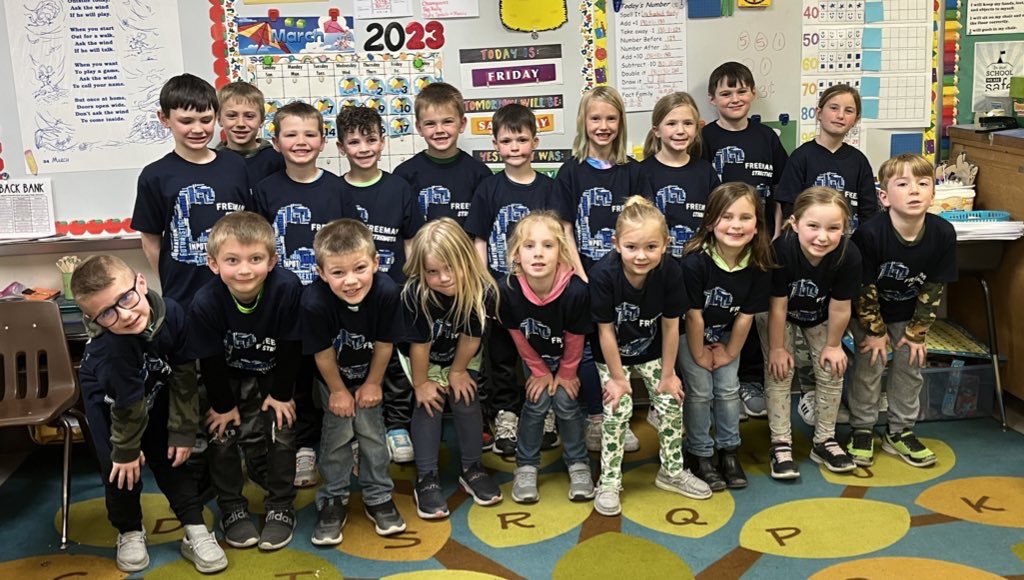 #freemanstrengths #freemanfalcons  
2023 Strengths Day! Riha First Grade Class!
