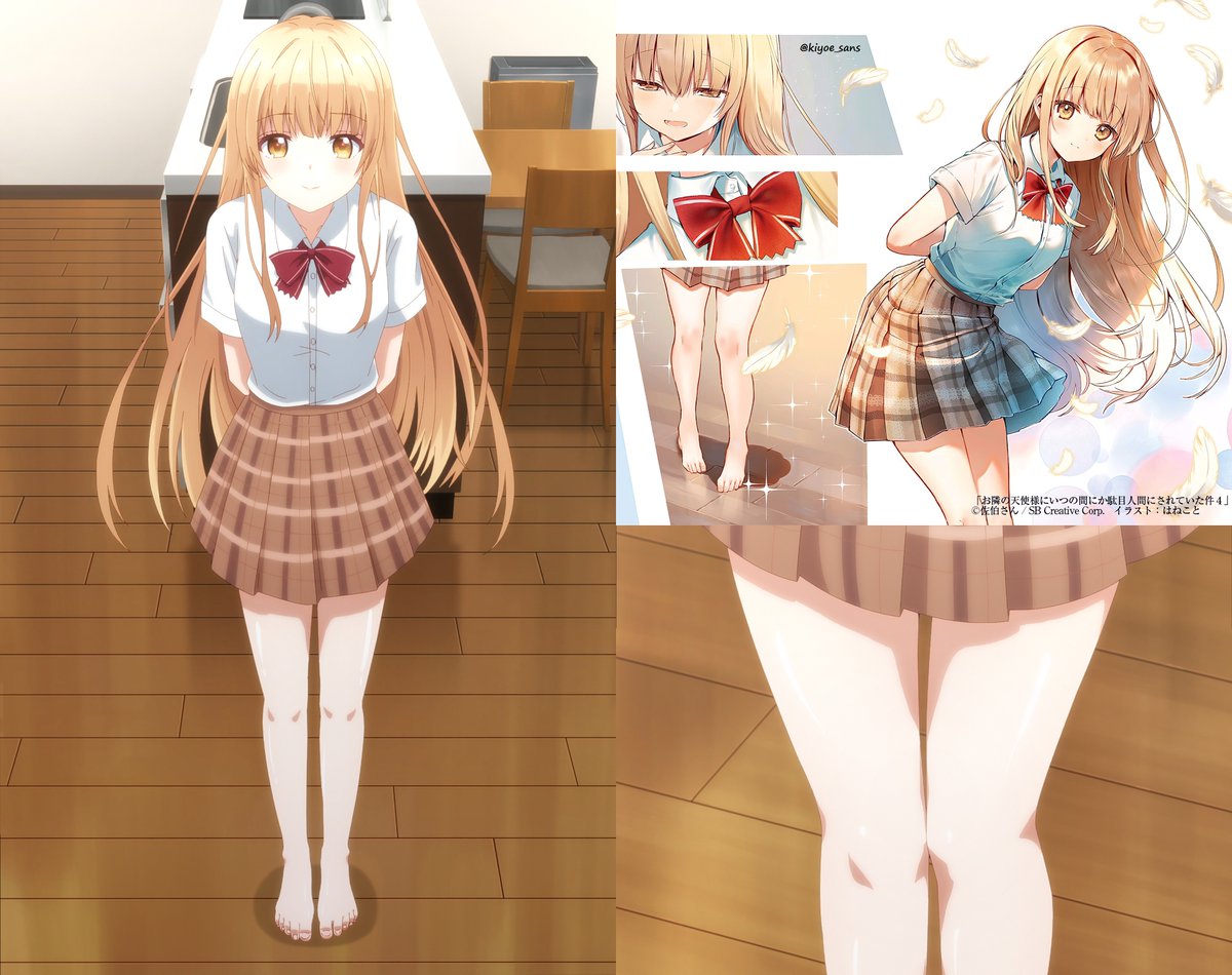 kiyoe_sans's tweet photo. Summer Uniform Mahiru
muslos indefensos 😉

#tenshisama #お隣の天使様 
LN / anime https://t.co/uN1oTLIAPg