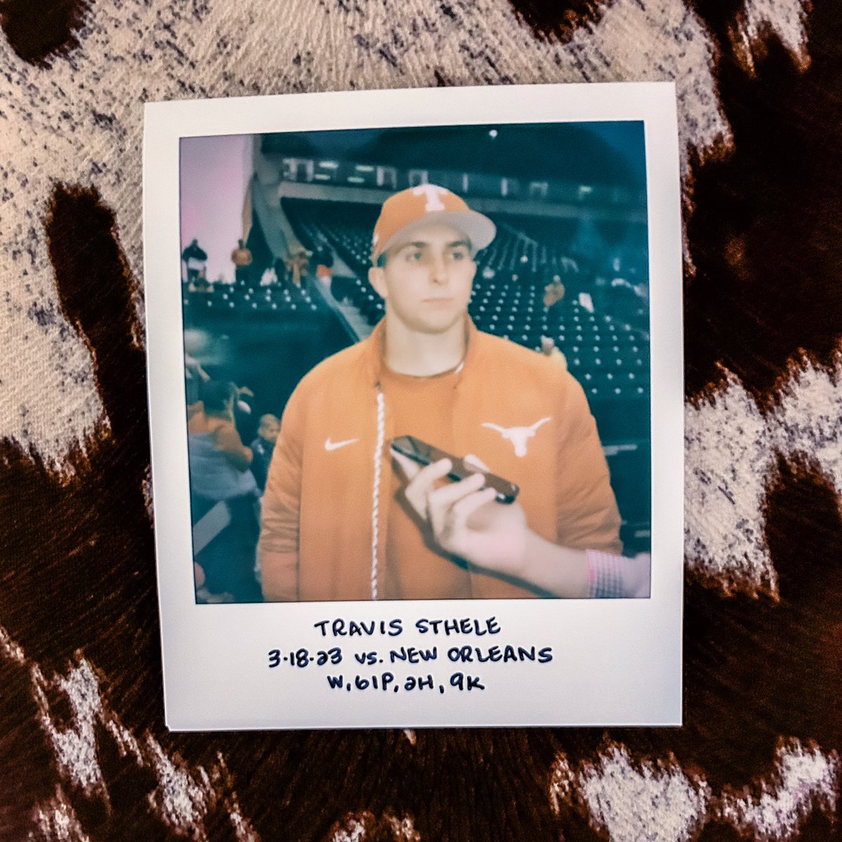 TexasBaseball's tweet photo. Career day for Trav. 📸 https://t.co/NKF3RO7BLw