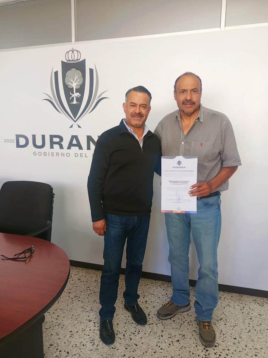 Tres priistas más se suman al Gobierno Estatal por invitación de nuestro Gobernador <a href="/EVillegasV/">Esteban Villegas V.</a>.

📍En Mapimí: CP Claudio Cisneros Robledo.

📍En San Juan de Gpe: L.E. Ana Fabiola Morales Wever.

📍Y en Tepehuanes: Olivia Mendoza.