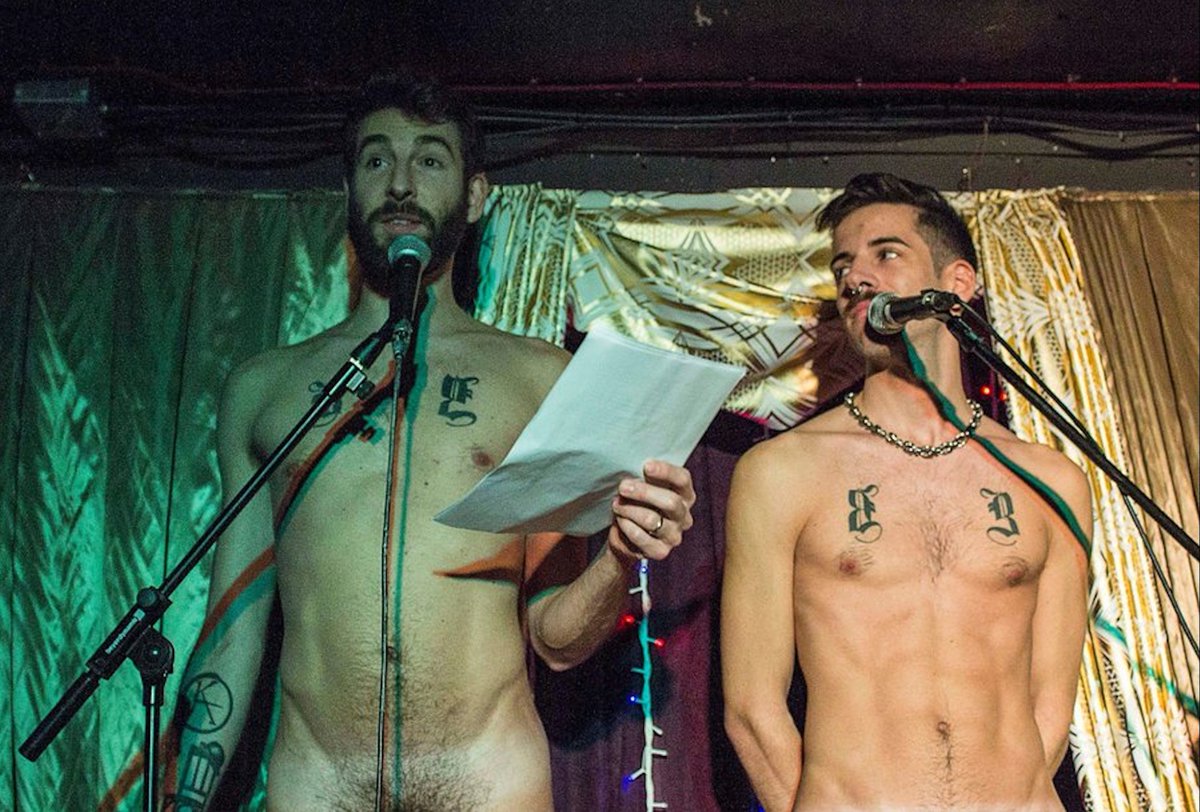 GymnosStage's tweet photo. 'Naked Boys Reading' ~ as above, so below ... https://t.co/IPw5QafRAT