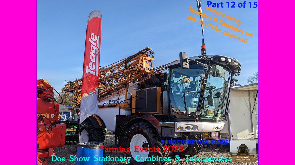 TheFarmer123YT's tweet image. Farming Events 2023 - Doe Show 2023: Stationary Combines &amp;amp; Telehandlers. Part 12 of 15. Video live on my channel - Check it out youtu.be/1c4Kd0qBPgo Thanks 👍😀 @ErnestDoeSons #NewHollandCombines #NHCombines #DoeShow #Farming #FarmingPhotography #Agriculture