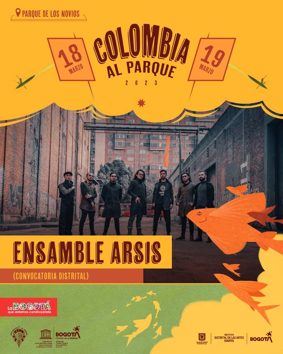 EnsambleArsis's tweet photo. Mañana 19 de Marzo desde las 12 del medio Día, haremos nuestro aporte sonoro al #festivalcolombiaalaparque #colombiaalparque #parquedelosnovios en dónde viajaremos con sonoridades fuertes, envolventes y oscuras. No te lo pierdas, te esperamos https://t.co/xdgb4dczYV