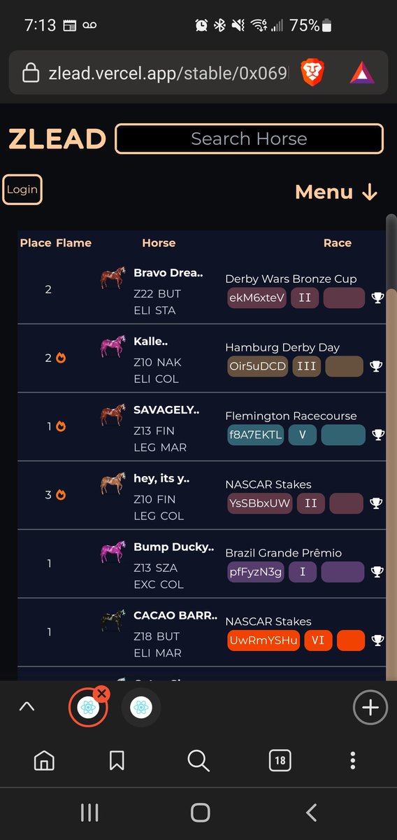 Looks like I have some 6 gate horses 
<a href="/zed_run/">zed_run</a>
