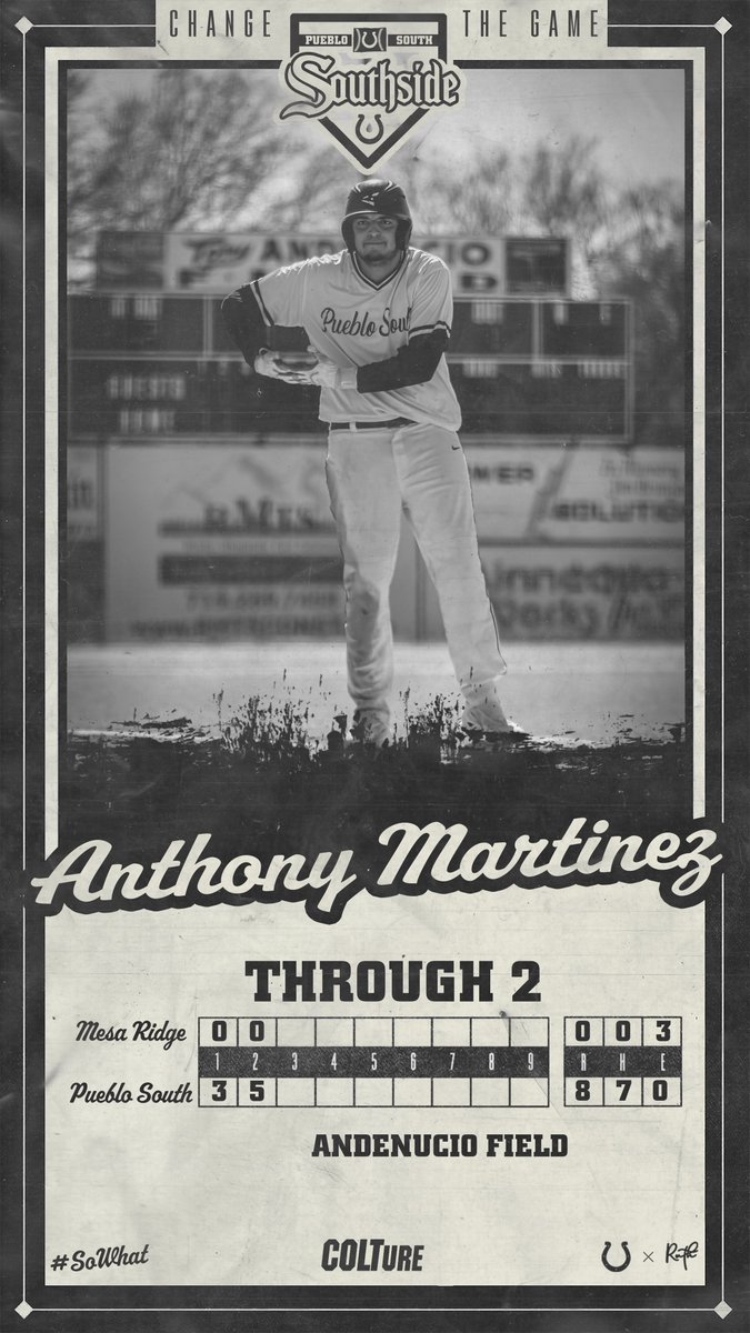 𝐅𝐈𝐍𝐀𝐋.

Game 1 of 2 is in the books. Keller Ausbun throws a 5 inning, 10 K outing and Justin Arellano walks off the run rule.

Running a little late to game 2. Nevertheless, we ball.

#SoWhat | #COLTure| #COPreps 

<a href="/jbarellano06/">Justin Arellano</a> | <a href="/Ausbun_Keller/">Keller Ausbun</a>