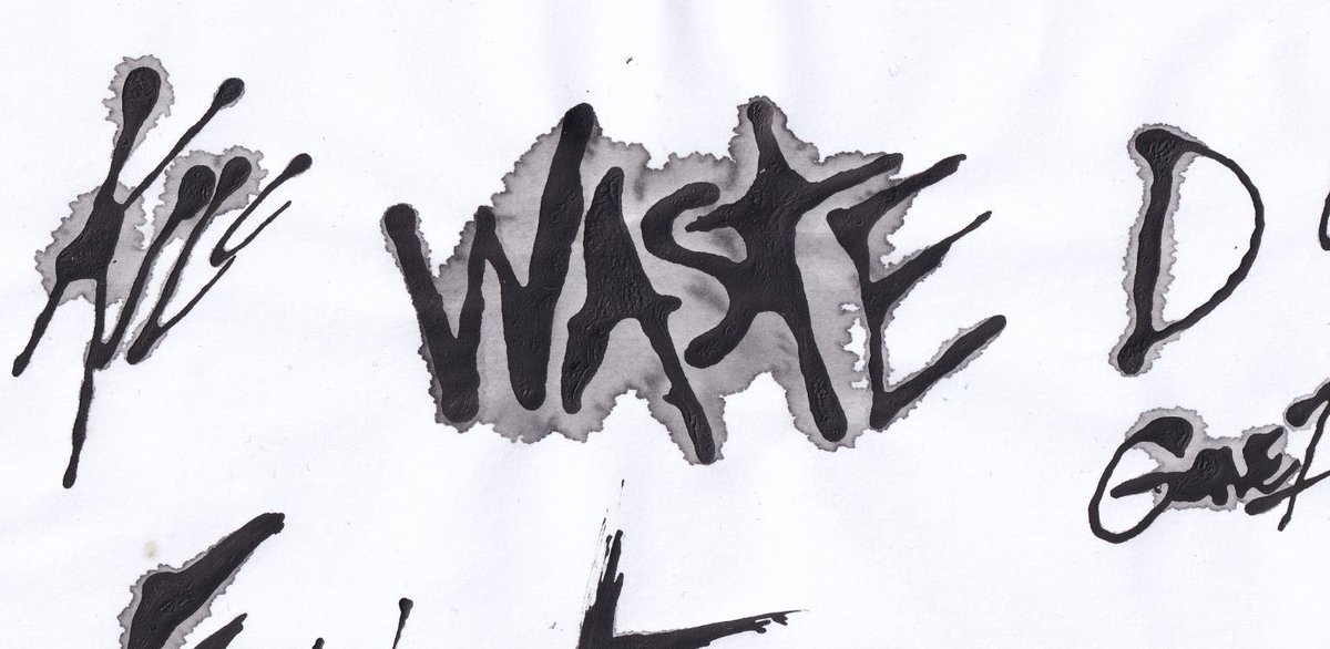 sblngr's tweet photo. “WASTED” + “UGLY”

original scan -> title design https://t.co/0RKINcw5lv