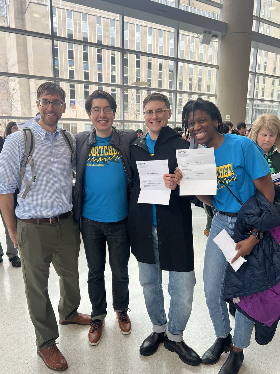 Dan Shiwarski, Ph.D. (@shiwarskilab) on Twitter photo Honored to celebrate these amazing <a href="/PittCMU_MSTP/">Pitt/CMU MSTP</a> graduates during #MatchDay 2023. I have been lucky to mentor and collaborate with each and wish them all the best at @StanfordCTSurg and <a href="/harvardmed/">Harvard Medical School</a> <a href="/MGHMedicine/">MassGeneral Medicine</a> <a href="/BostonChildrens/">Boston Children's</a> Good luck <a href="/EdgarArandaMic1/">Edgar Aranda-Michel MD PhD</a> <a href="/j_tashman/">Joshua Tashman</a> and Oyin! Honored to celebrate these amazing <a href="/PittCMU_MSTP/">Pitt/CMU MSTP</a> graduates during #MatchDay 2023. I have been lucky to mentor and collaborate with each and wish them all the best at @StanfordCTSurg and <a href="/harvardmed/">Harvard Medical School</a> <a href="/MGHMedicine/">MassGeneral Medicine</a> <a href="/BostonChildrens/">Boston Children's</a> Good luck <a href="/EdgarArandaMic1/">Edgar Aranda-Michel MD PhD</a> <a href="/j_tashman/">Joshua Tashman</a> and Oyin!