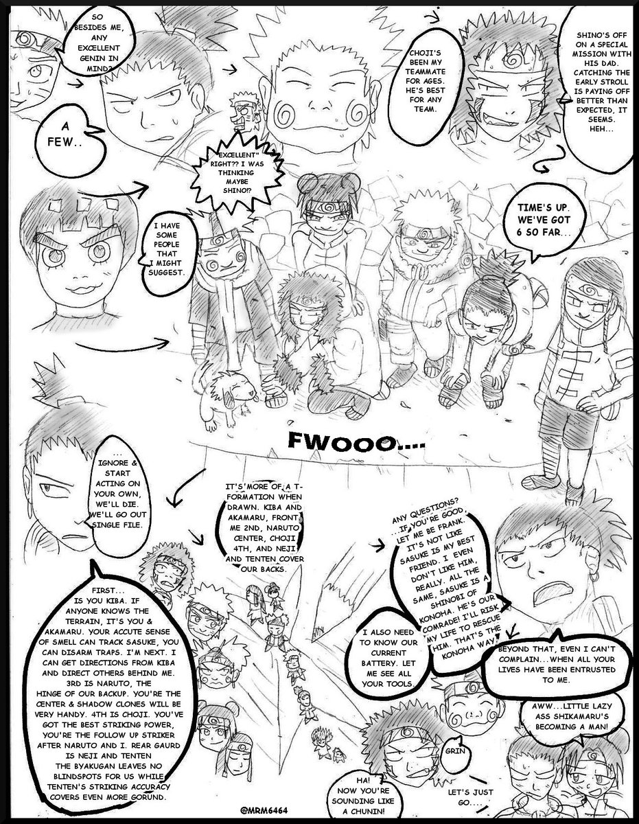 mrm6464's tweet photo. Happy belated birthday to Tenten! I did an AU where she joins the Sasuke Retrieval Team because I love Tenten lots #tenten #nejiten #Naruto #tentenweek
[Pages 1-2 of 9, enlarge the screen if need be, and follow the arrows. I usually go from left to right, but follow them! https://t.co/D76FPvo16o