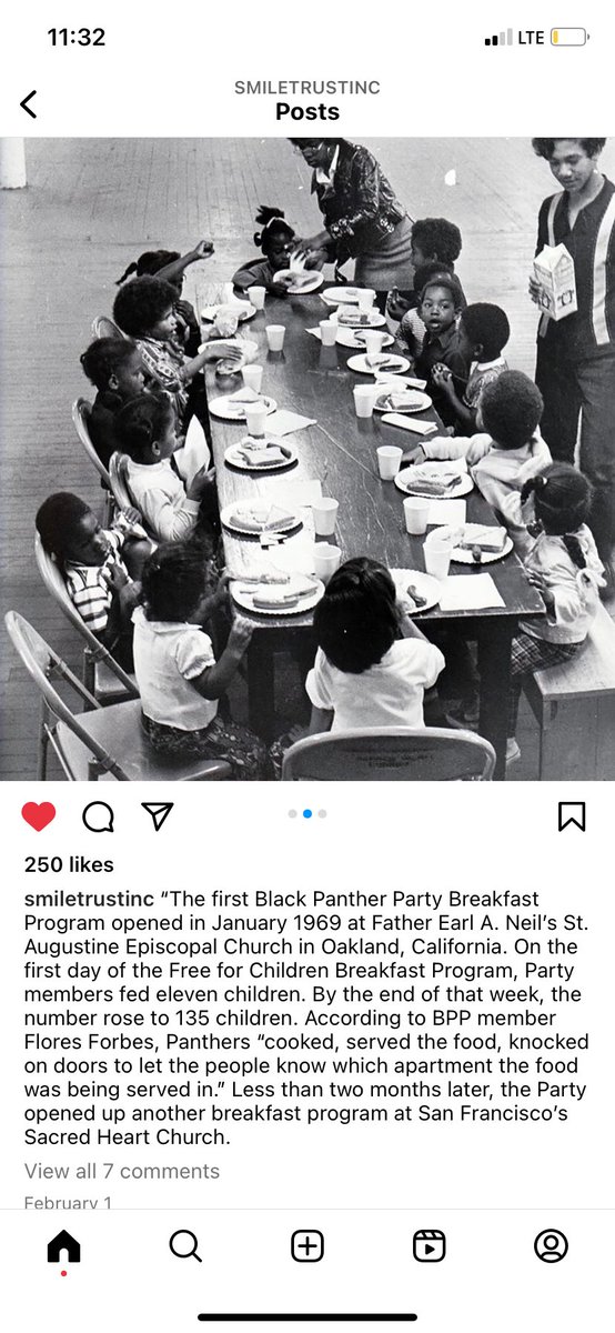 Bguthrie8888's tweet photo. @minjinlee11 @minjinlee11 Just a reminder of what group started the #FreeBreakfastProgram in America… #BlackPantherParty Then the US Government copied them and put the Panthers Free Breakfast Program in Public Schools. #Facts #BlackHistory So be sure to Thanks the Black Panthers too https://t.co/wY3BYLEyHw